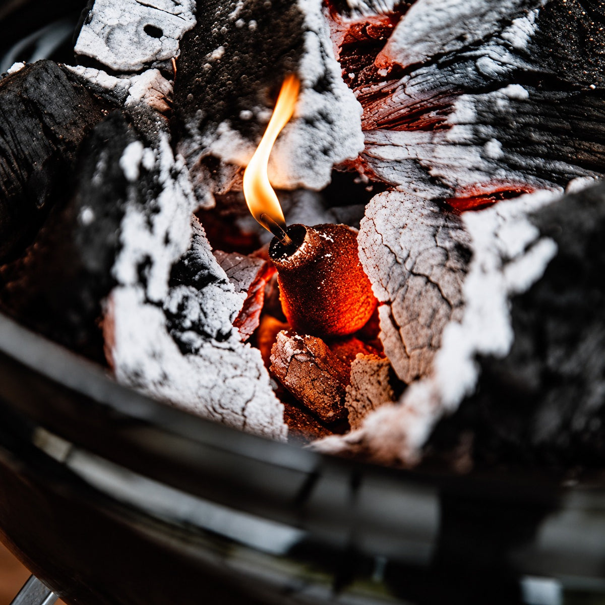 Coco Boom Coconut Shell Fire Starter – Natural Firelighter for BBQ, Camping & Fireplaces