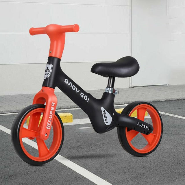 Kids Balance Bike, 2-Wheel Pedal-Free Toddler Training Bicycle with Adjustable Seat