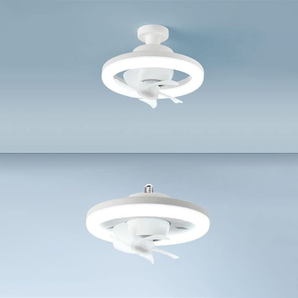 360° Rotation LED Fan Light, 3 Speed Ceiling Fan with Remote Control