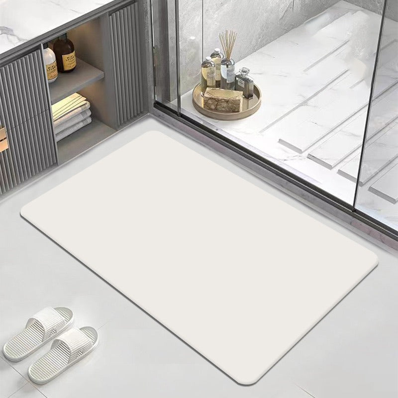 White Anti- Slip Bath Mat.