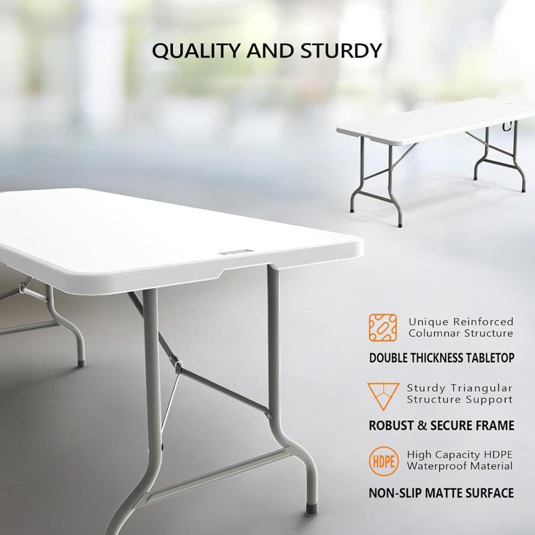 Portable Folding Indoor Outdoor Table.