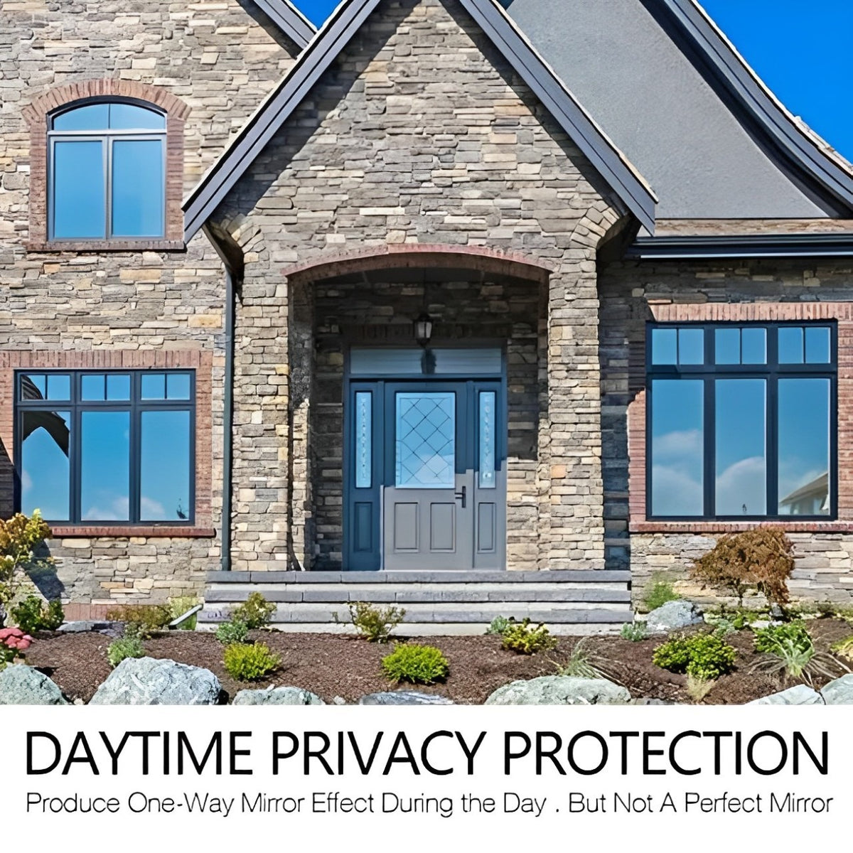 Window Privacy Tint Film, Anti- UV Sun Blocking Heat Control Reflectiv