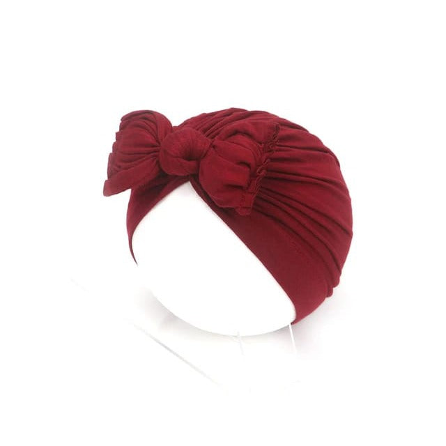 Wine Pink Soft Baby Headband.