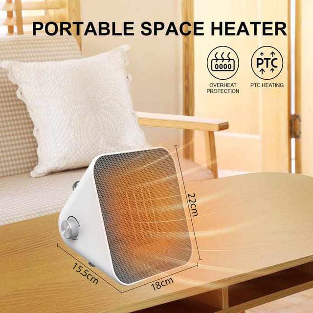 Size Of Winning Star Portable Space Heater.