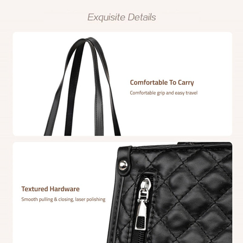 Parts Details Of Women Tote Lunch Bag.