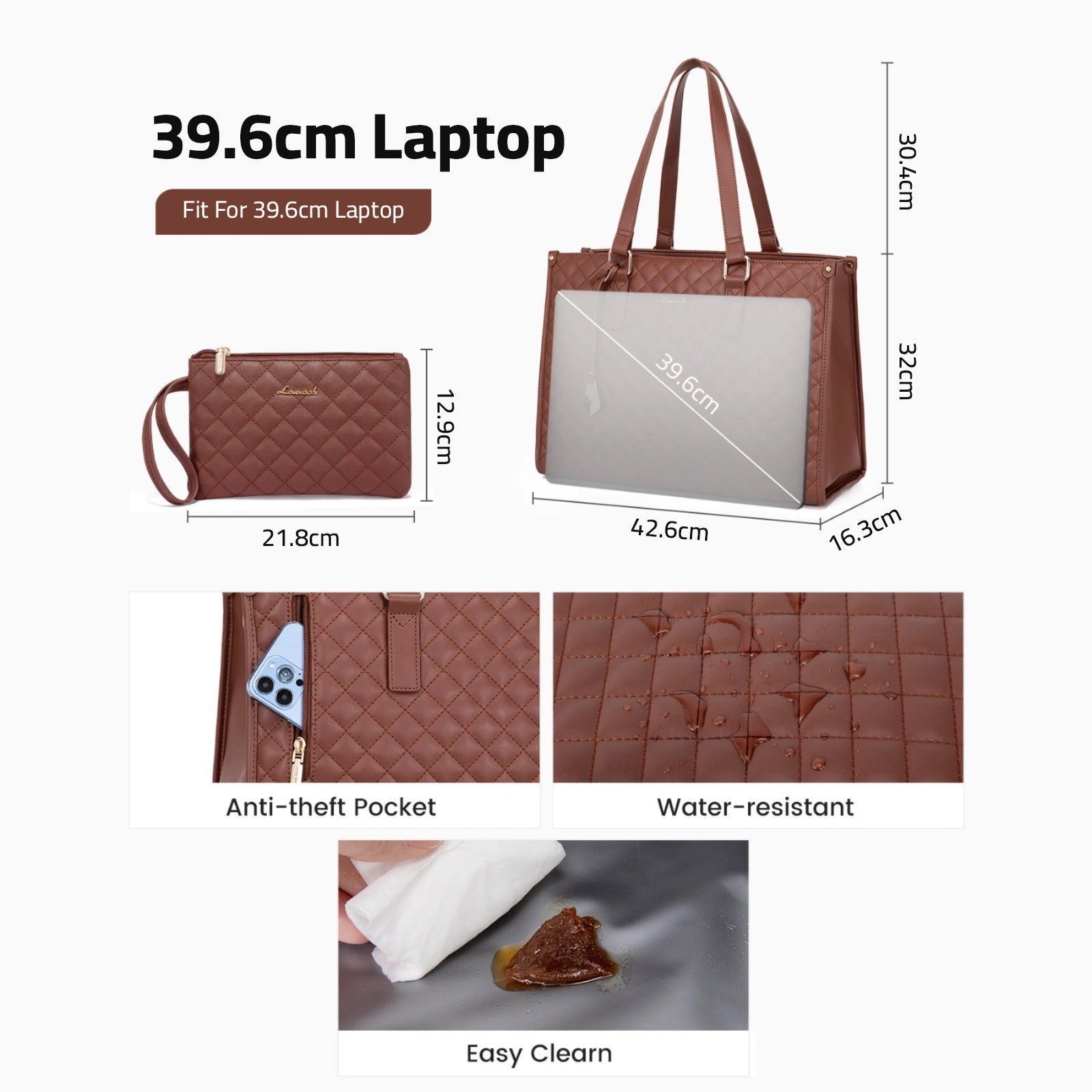 Size Of Women Tote Lunch Bag.