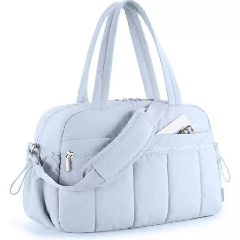 Women Travel Duffle Bag, Multi-Pocket Gym Bag.