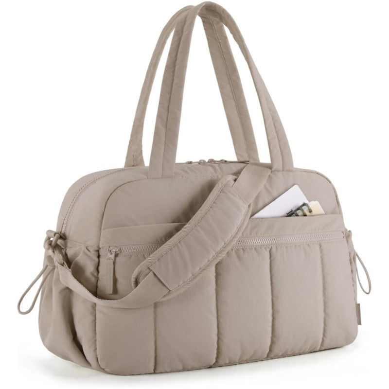 Women Travel Duffle Bag, Multi-Pocket Gym Bag.