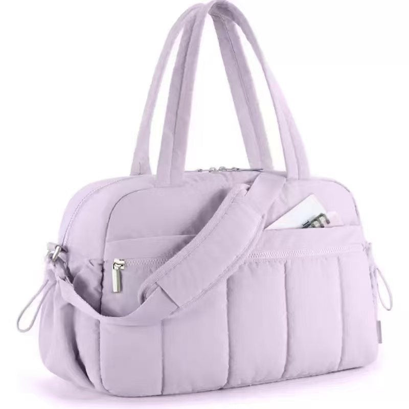 Women Travel Duffle Bag, Multi-Pocket Gym Bag.