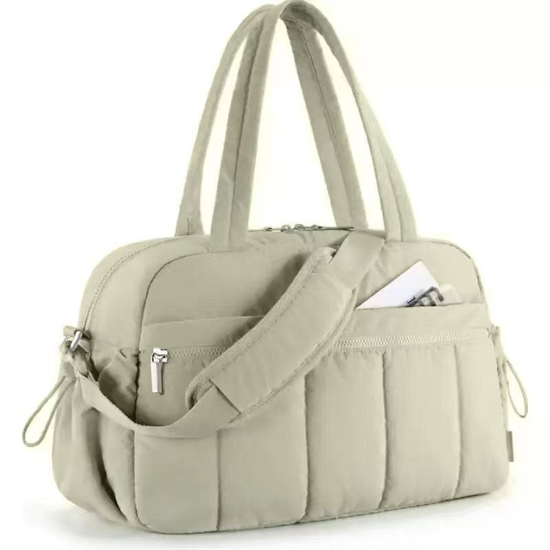 Women Travel Duffle Bag, Multi-Pocket Gym Bag.