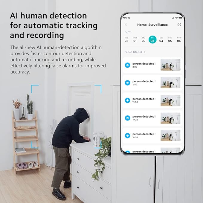 Xiaomi C200 Smart Camera is Detecting Human.