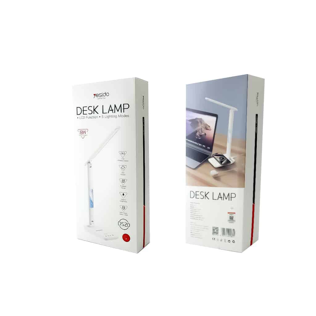 Package Of YESIDO DS20 Foldable Desk Lamp.