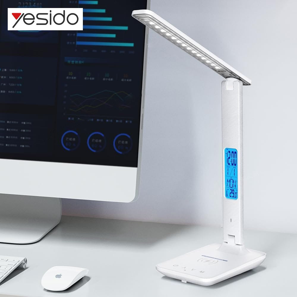 YESIDO DS20 Foldable Desk Lamp With LCD Function.