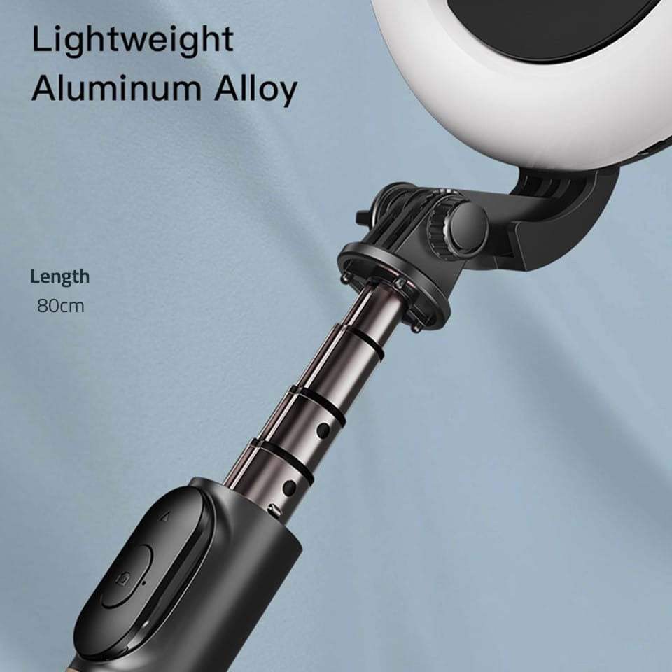 YESIDO Selfie Stick With Wireless Ring Light Tripod With Aluminum Alloy.