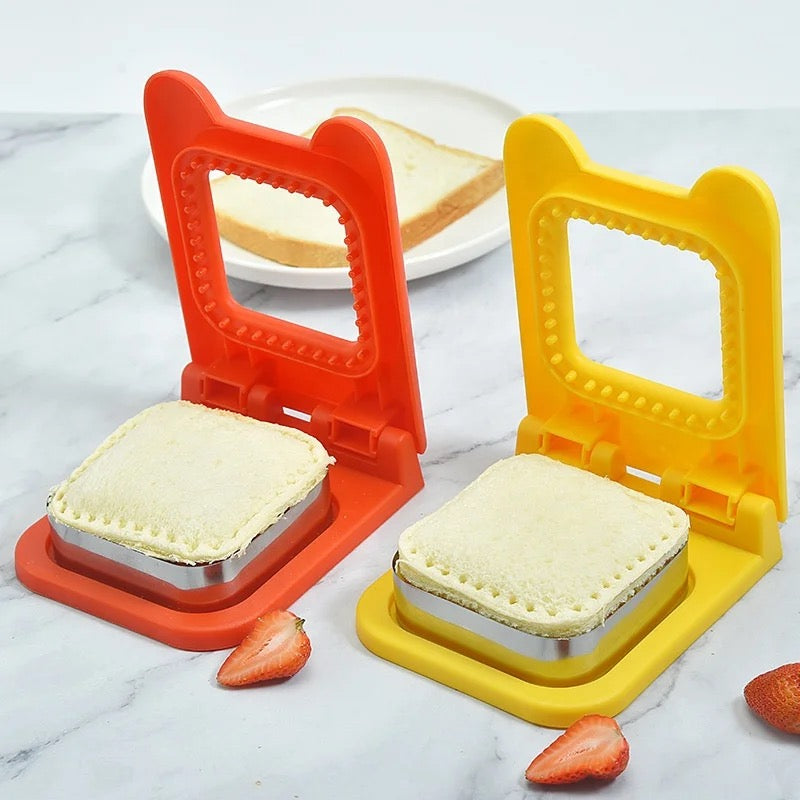 Red and Yellow Bread Sandwich Cutter and Sealer 