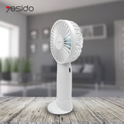 Yesido 3-in-1 Multifunctional Fan Handheld/Stand/Desktop With 1200mAh Battery.