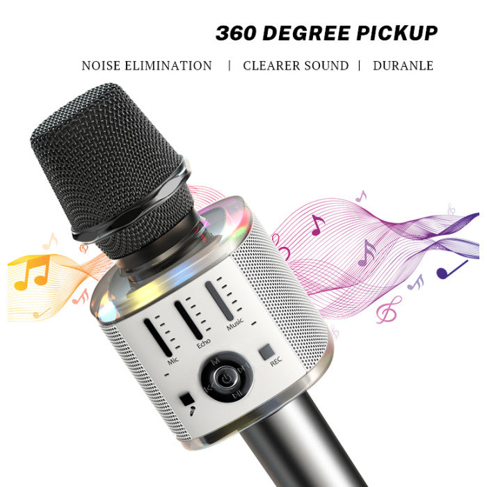 Yesido Wireless Bluetooth Karaoke Microphone.