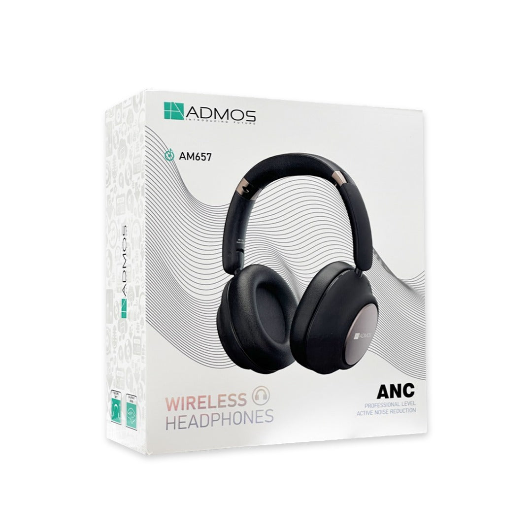 Package of ADMOS ANC Wireless Headphone.