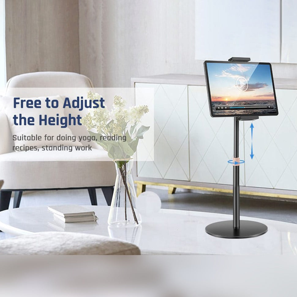 Height Adjustable 2 in 1 Live Selfie Tablet Holder.