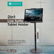2 in 1 Live Selfie Tablet Holder.