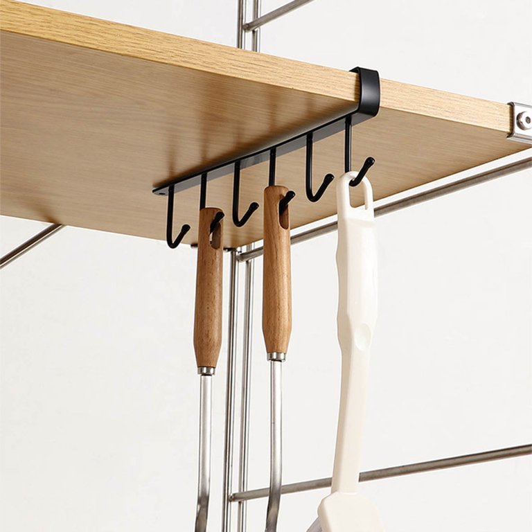 6 Hooks Multifunctional Metal Organizer Hanger