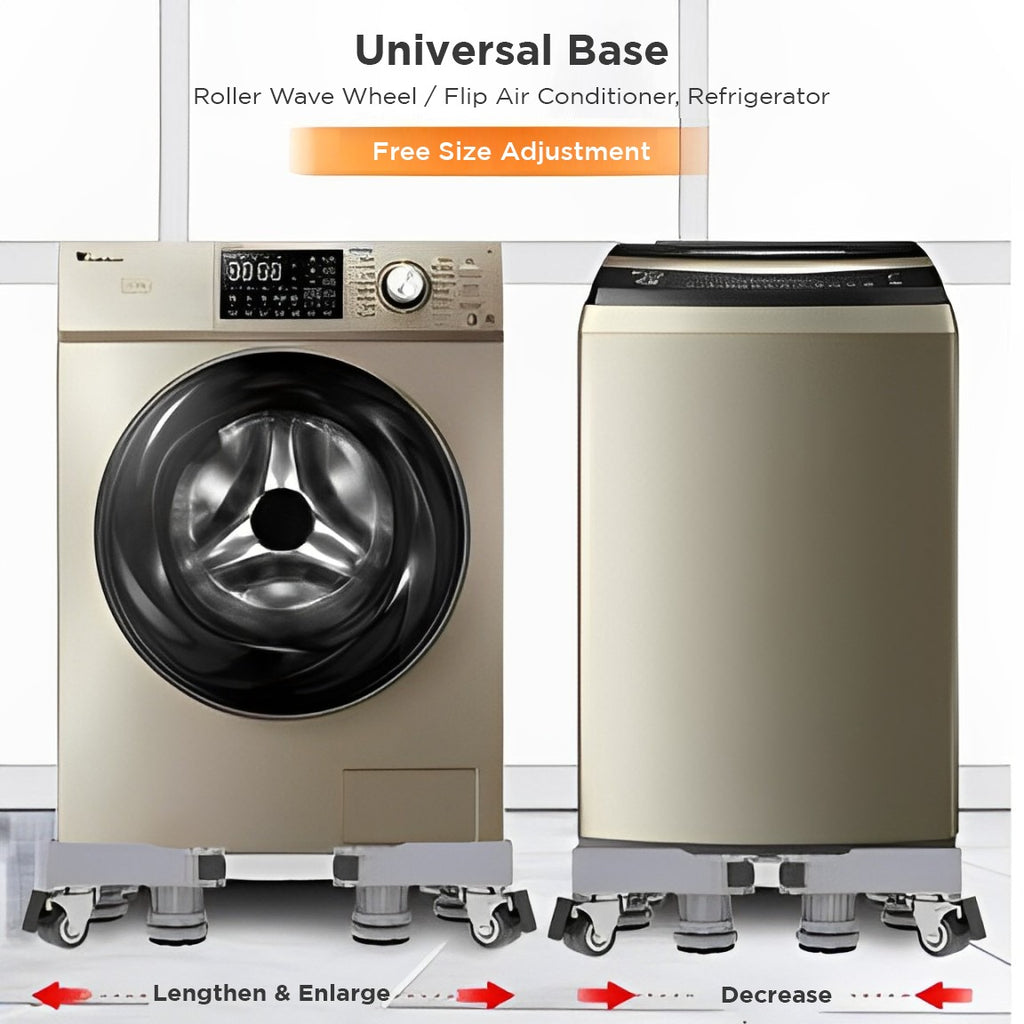 Heavy Duty Washing Machine Base Stand, Roller Cart Trolley Refrigerato