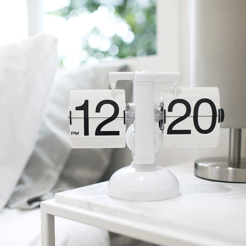 Vintage Retro Flip Desk Clock - Mechanical Auto Flip Down Table Clock Vintage Retro Flip Desk Clock - Mechanical Auto Flip Down Table Clock
