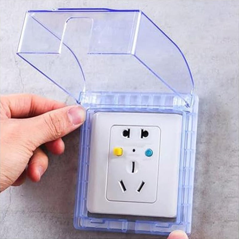 Switch Socket Waterproof Cover - Bathroom Splash-Proof Protector, Tran