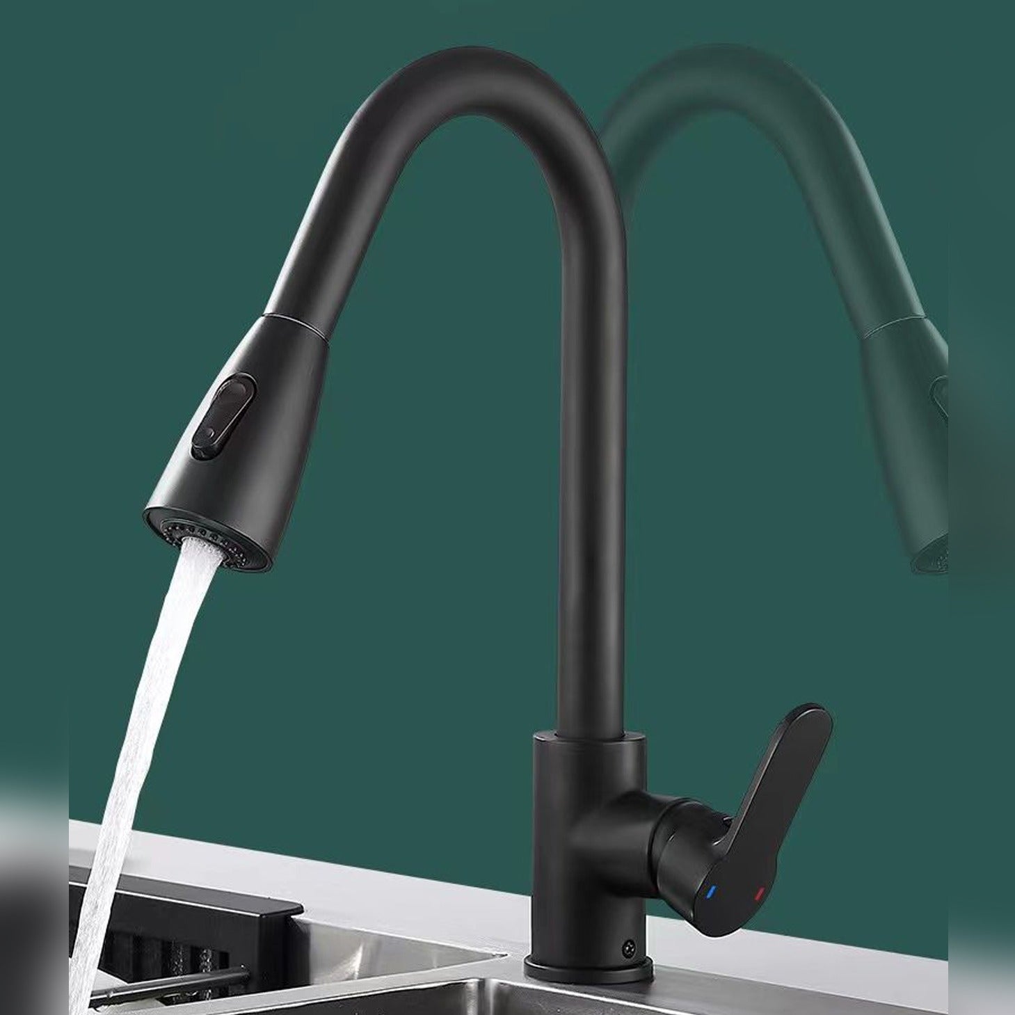 Multi-functional Kitchen Pull Out Tap.