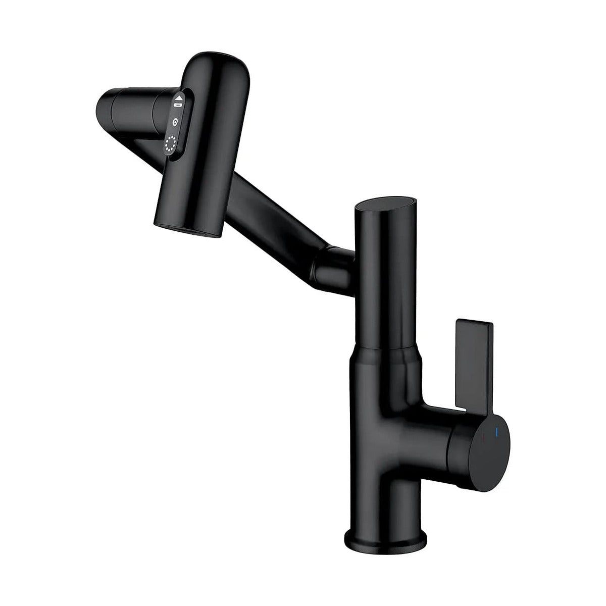 Black Digital Display LED Basin Faucet.