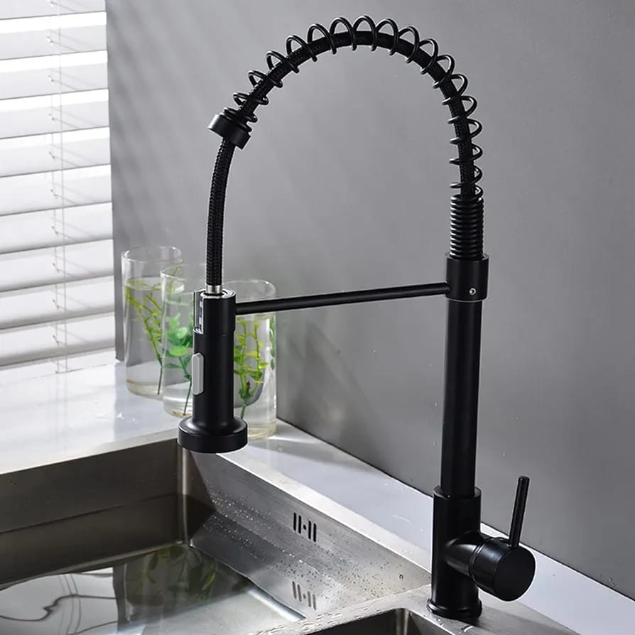 Kitchen Faucet with Pull Down Sprayer, 360° Rotation Hot and Cold Kitchen Sink Mixer Tap Kitchen Faucet with Pull Down Sprayer, 360° Rotation Hot and Cold Kitchen Sink Mixer Tap
