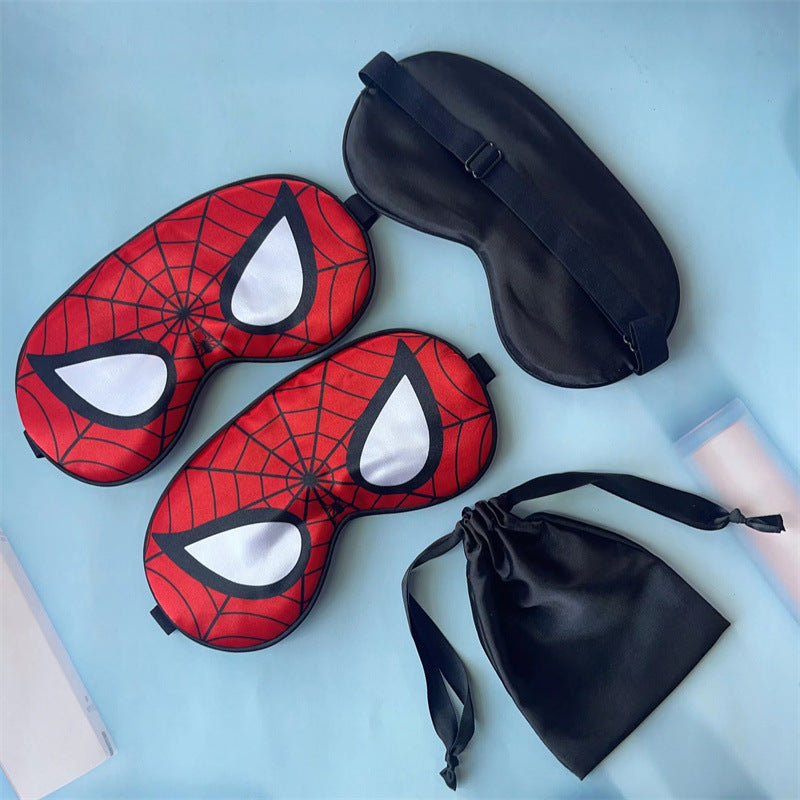 Spiderman Sleep Mask, Soft Breathable Cartoon Design, Adjustable Blindfold Eye Cover Spiderman Sleep Mask, Soft Breathable Cartoon Design, Adjustable Blindfold Eye Cover