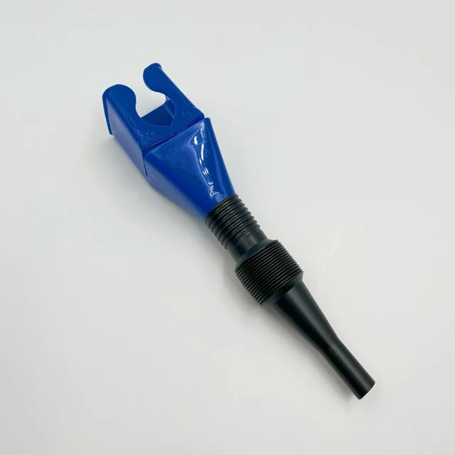 Portable Fuel Funnel in Blue Color.
