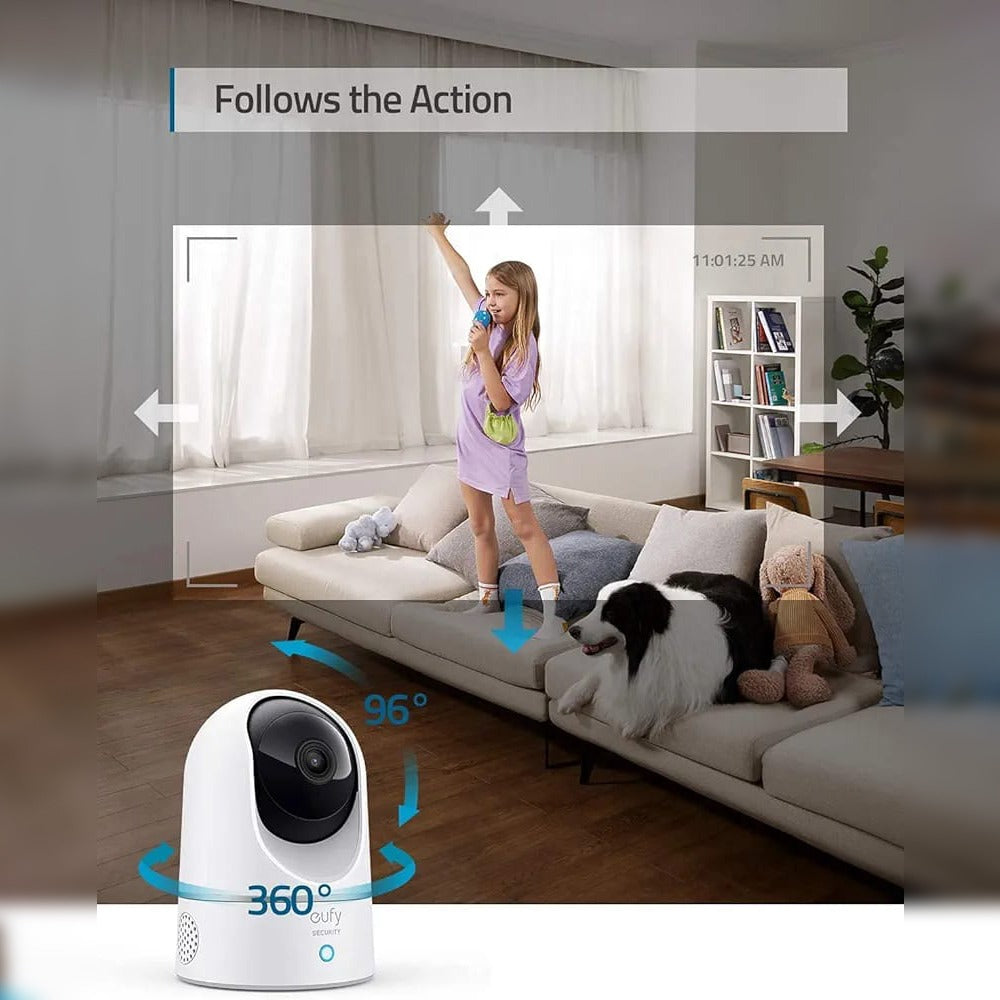 Indoor Security Camera is Recording a Girl who sings.