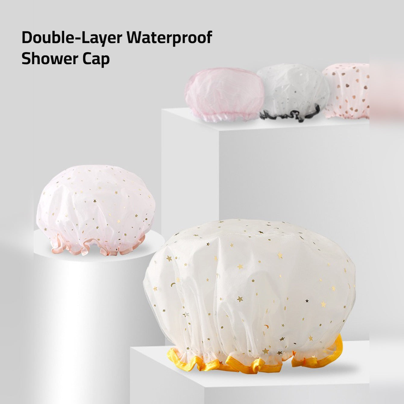 A Set Of Shower Cap.