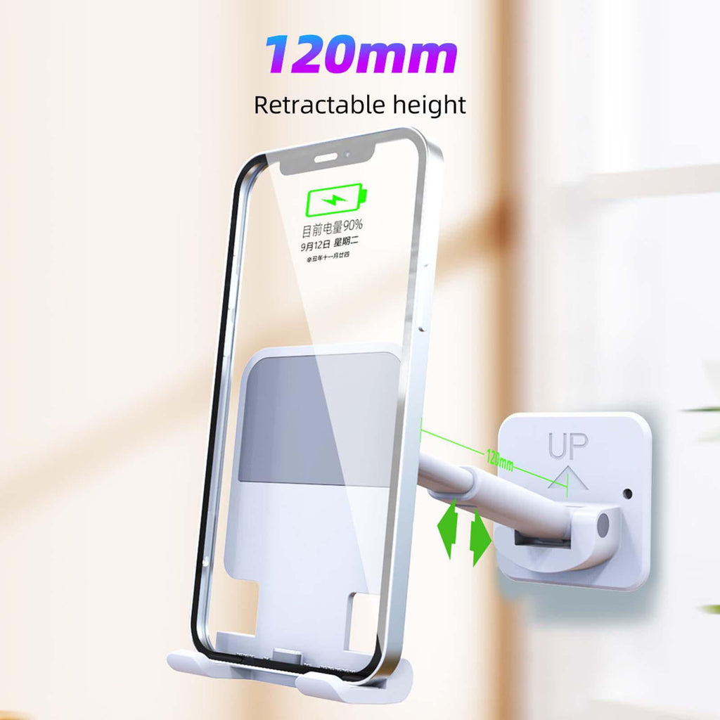 Wall Mounted Telescopic Mobile Phone Holder Bracket Wall Mounted Telescopic Mobile Phone Holder Bracket