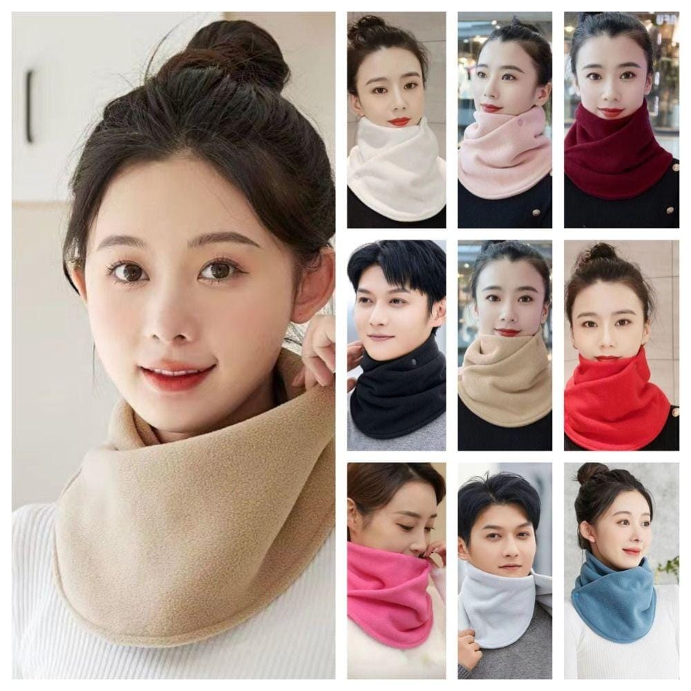 10 different colors of Winter Fleece Neck Scarf