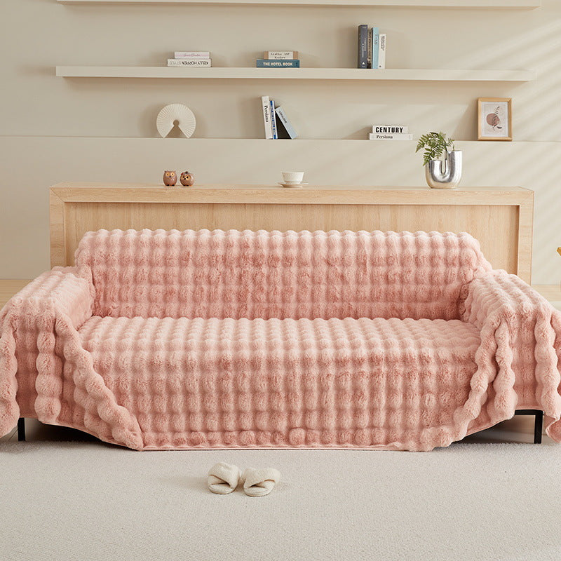 pink Super soft couch cover