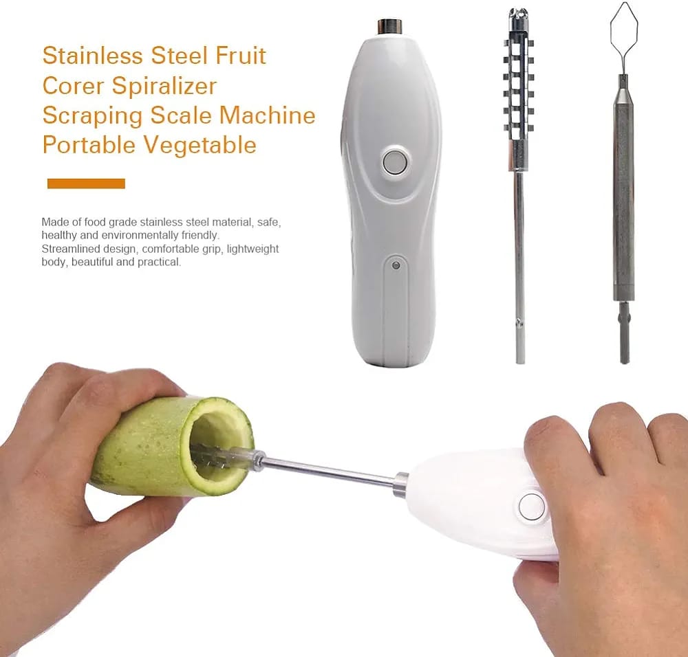 Kousa Mahshi Vegetable Digger - Lebanese Zucchini Corer, Electric Vegetable Coring Machine Kousa Mahshi Vegetable Digger - Lebanese Zucchini Corer, Electric Vegetable Coring Machine