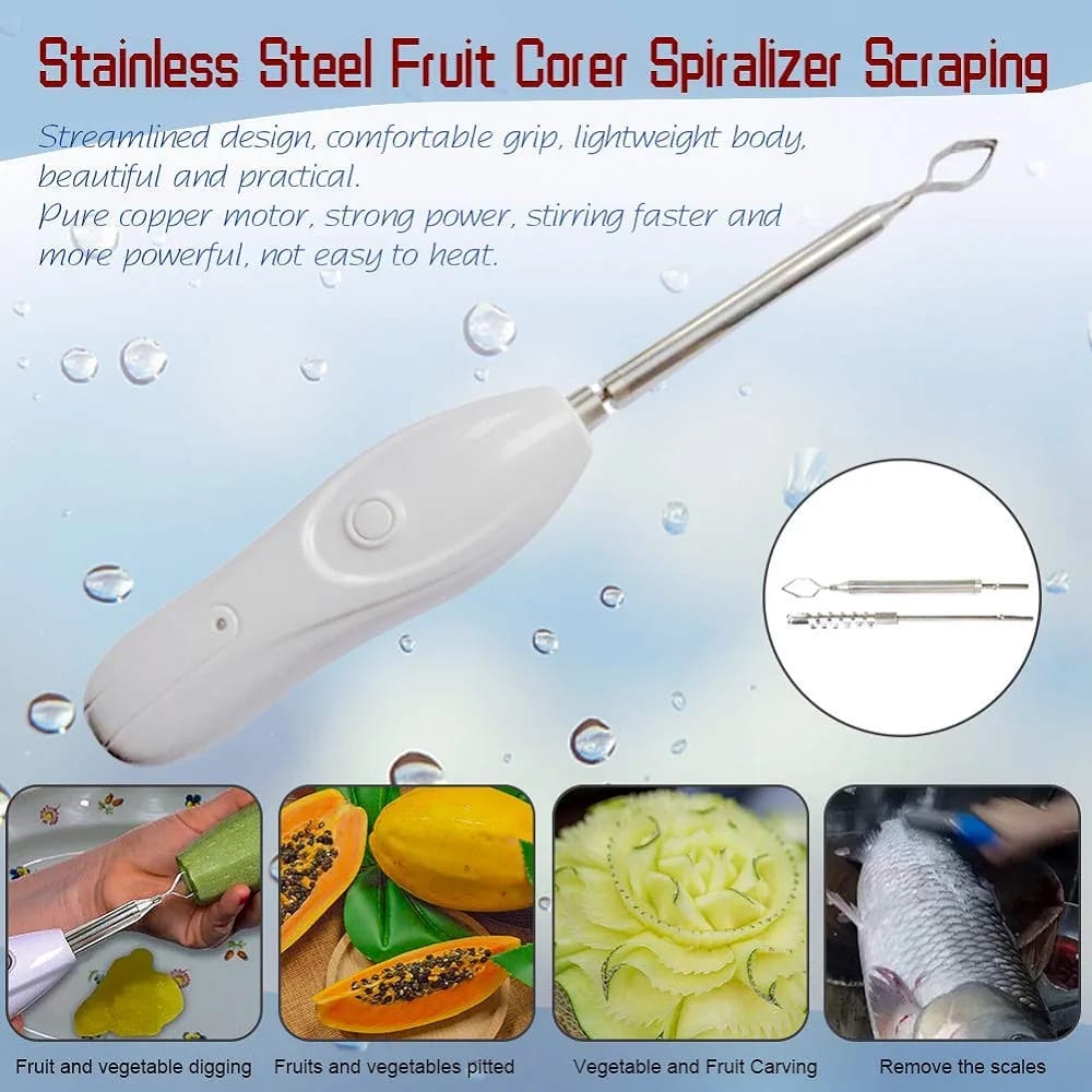 Stainless Steel Vegetable and Fruit Corer.