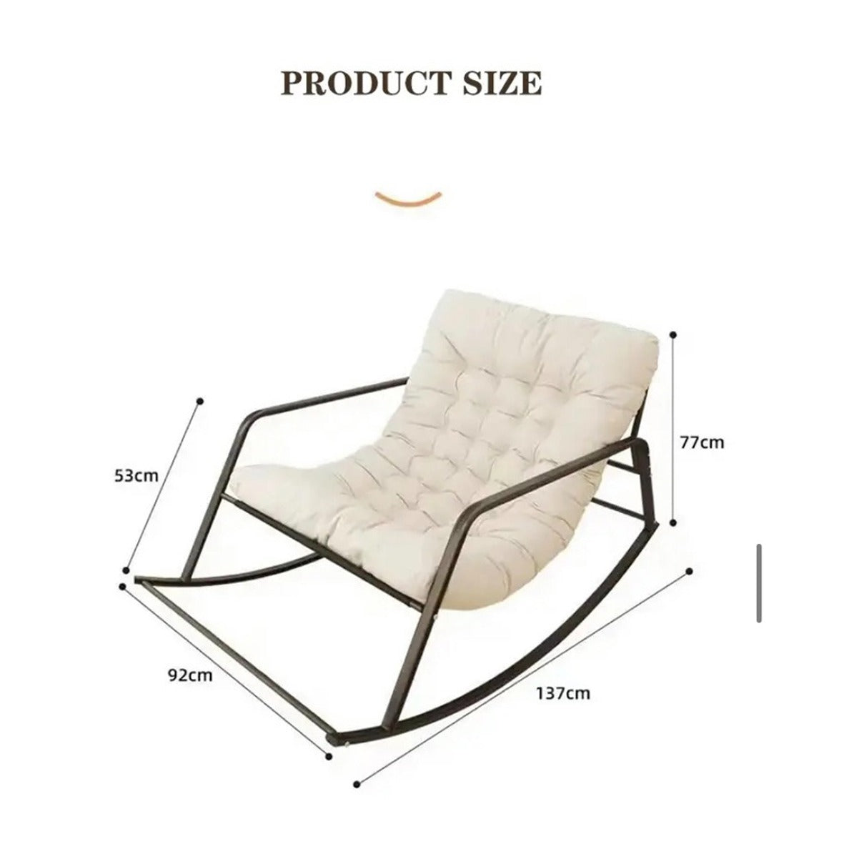 Relaxing Rocking Chair - Size