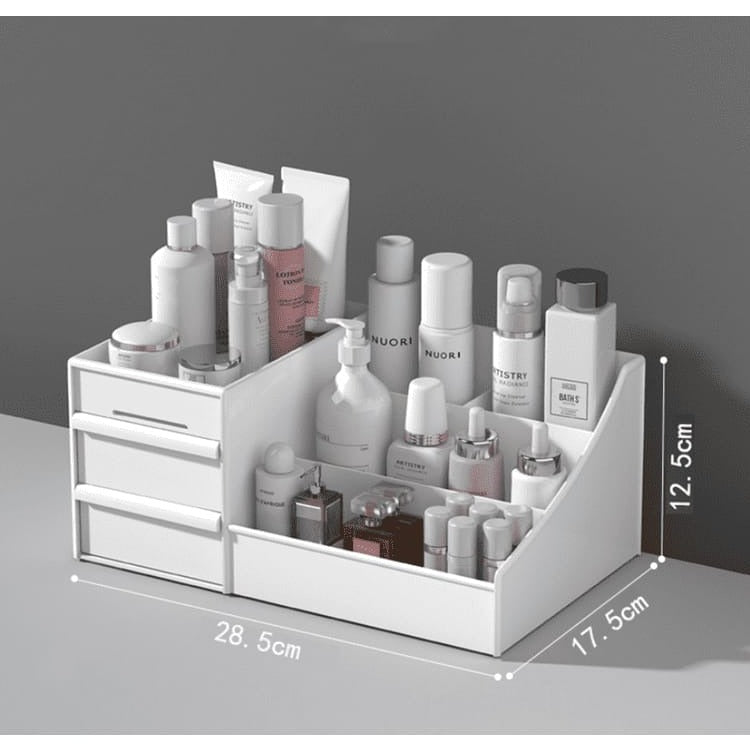Makeup Desk Organizer, Multi-functional Storage Rack Box With Drawers For Bedroom, Bathroom Makeup Desk Organizer, Multi-functional Storage Rack Box With Drawers For Bedroom, Bathroom