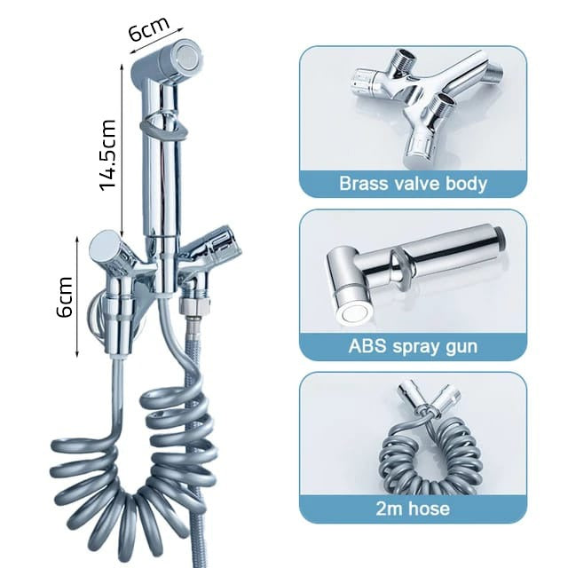Sizes of Dual Control Hand Shower.