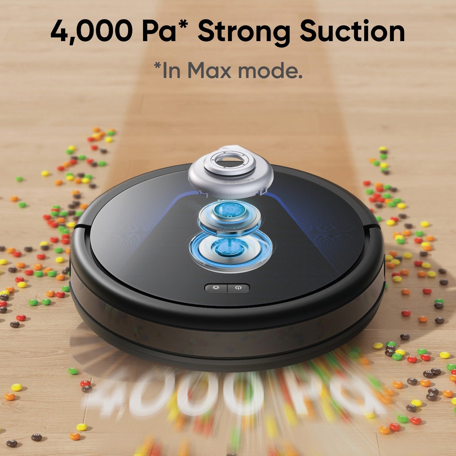 eufy G50 Hybrid Robot Vacuum & Mop is Cleaning Floor.