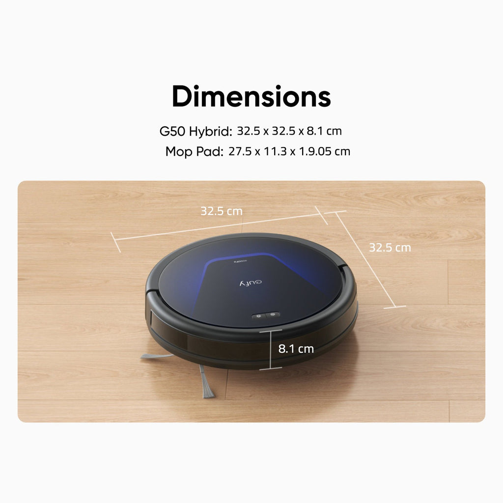 Eufy G50 Hybrid Robot Vacuum & Mop, 4000Pa Strong Suction Robotic Vacuum Cleaner
