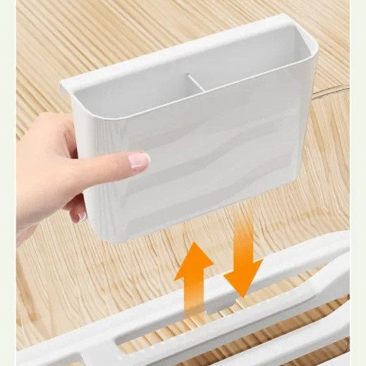 Kitchen Sink Dish Storage Drain Rack, Countertop Tableware Organizer with Drain Tube Kitchen Sink Dish Storage Drain Rack, Countertop Tableware Organizer with Drain Tube