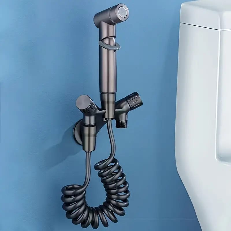 Dual Control Hand Shower, Bidet Bathroom Faucet, Wall Mounted Sprayer for Toilet Dual Control Hand Shower, Bidet Bathroom Faucet, Wall Mounted Sprayer for Toilet