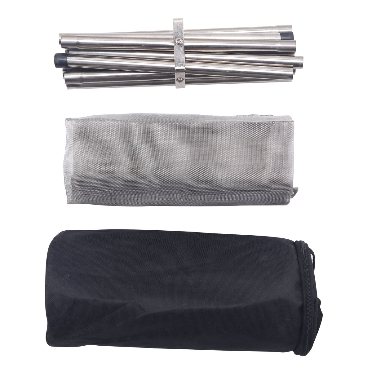 Stainless Steel Fire Pit with Carry Bag 