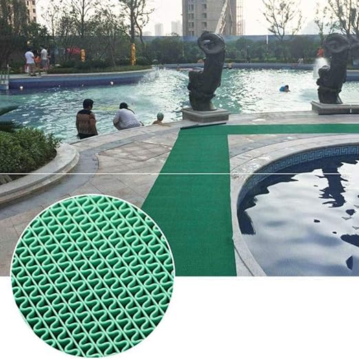 Pool Slip Mat Anti-Skid Rubber Mat - Indoor Outdoor Carpet Rug for Safety, Comfort,