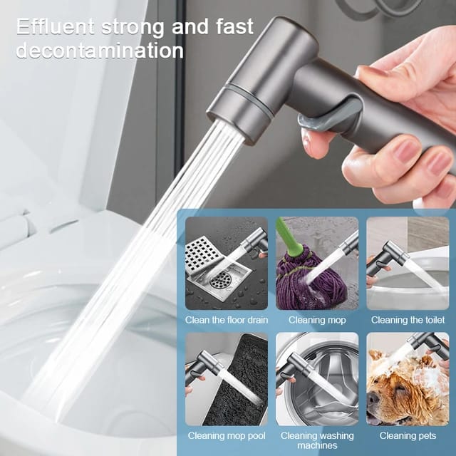 Dual Control Hand Shower, Bidet Bathroom Faucet, Wall Mounted Sprayer for Toilet Dual Control Hand Shower, Bidet Bathroom Faucet, Wall Mounted Sprayer for Toilet